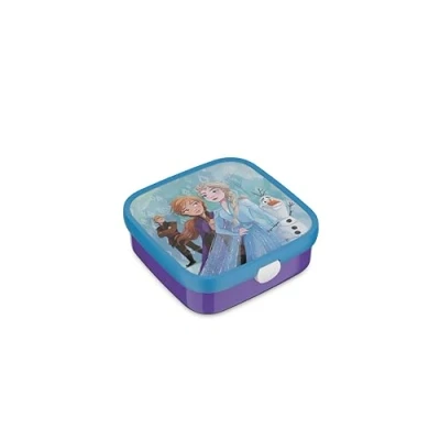 Abbildung von Mepal Bento Brotdose Groß Campus Lunchbox für Kinder Inklusive 2 auslaufsicheren Fächern &amp; Gabel Fach ist mikrowellengeeignet 2x 200 + 1250 ml Frozen
