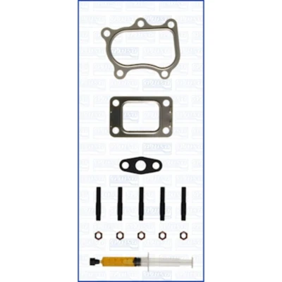 Abbildung von AJUSA JTC11075 Montagesatz, Lader with studs, syringe oil mit Dichtungen Montageanleitung