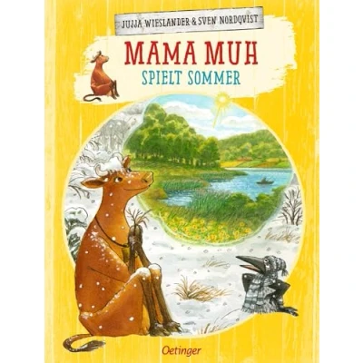 Abbildung von Mama Muh spielt Sommer: Die lustigste Bilderbuch Kuh stellt fest auch der Winter kann Spaß machen
