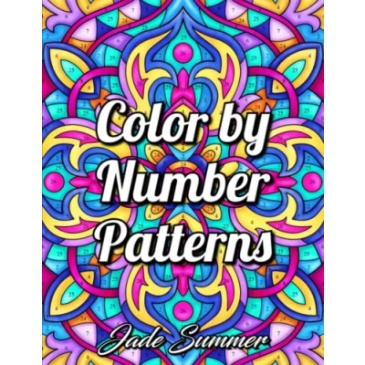 Abbildung von Color by Number Patterns: An Adult Coloring Book with Fun, Easy, and Relaxing Pages (Color Books)