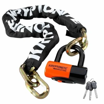 Abbildung von Kryptonite K999515 Kettenschloss, Schwarz, 100cm