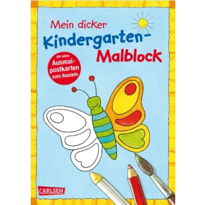 Abbildung von Mein dicker Kindergarten Malblock: Kinderbeschäftigung ab 3