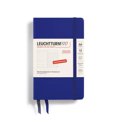 Abbildung von LEUCHTTURM1917 370504 Wochenkalender &amp; Notizbuch 2025, Pocket A6 Hardcover 12 Monats Planer, 80 g, liniert Ink