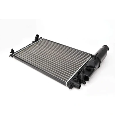 Abbildung von THERMOTEC D7P037TT Kühler, Motorkühlung Aluminium, Kunststoff für Fahrzeuge ohne Klimaanlage 530 377 23 Schaltgetriebe Kühlrippen mechanisch gefügt
