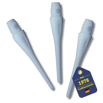 Abbildung von Best Sporting Ersatzspitzen für Softdart Dartpfeile 100 STK I Dartspitzen Kunststoff Soft Dartscheibe Nylon Spitzen mit Drehgewinde Dart Zubehör