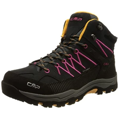 Abbildung von CMP Unisex Kinder Kids Rigel Mid Shoe Wp Trekking Wanderschuhe, Antracite Bouganville, 40 EU
