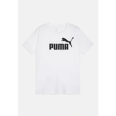 Abbildung von Puma LOGO TEE Unisex Tshirt print für Kinder, Größe: 140, White