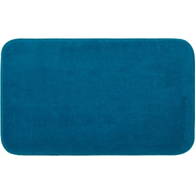 Abbildung von Gözze Premium Rutschfester Badteppich, RIO, 100% Microfaser, 60 x 100 cm Petrol