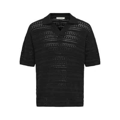 Abbildung von Only &amp; Sons Onsgrayson Poloshirt, Herren, Größe: XS, Black
