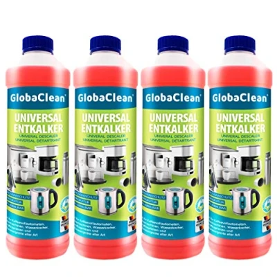 Abbildung von GlobaClean Universal Entkalker für Kaffeevollautomaten, Kaffeemaschinen 4er Pack (4 x 750 ml)