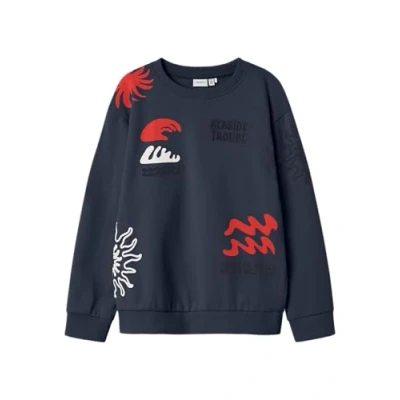 Abbildung von Name it Nkmfesab Sweatshirt für Kinder, Größe: 122/128, Peyote