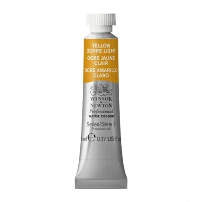 Abbildung von Winsor &amp; Newton 0102745 Professional Aquarellfarbe, lebendige Wasserfarben in Künstlerqualität, hohe Farbbrillanz Leuchtkraft, lichtecht, Archivqualität, 5ml Tube Gelber Ocker Hell