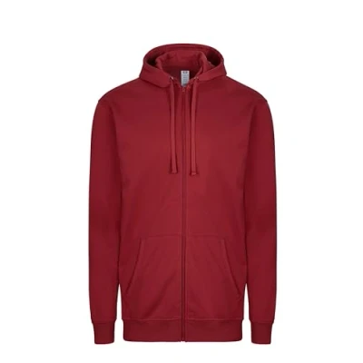 Abbildung von Mukua Unisex Sf270u Kapuzenpullover mit Reißverschluss, Scharlachrot, XL