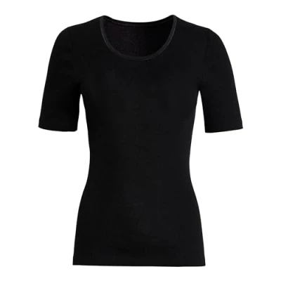 Abbildung von Susa Damen Angora Spenzer S8010810 Thermounterwäsche Oberteil, Schwarz (Schwarz S750), XL EU