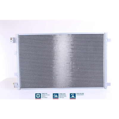 Abbildung von NISSENS 940038 Klimakondensator ohne Trockner Aluminium 643 R 134a NISSAN: Qashqai / Qashqai+2 I