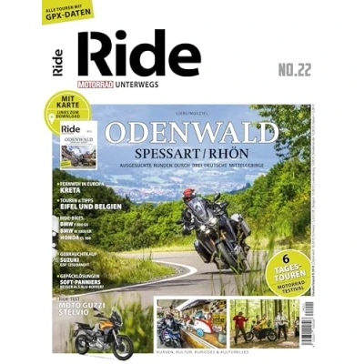 Abbildung von RIDE Motorrad unterwegs, No. 22: Odenwald/Spessart/Rhön