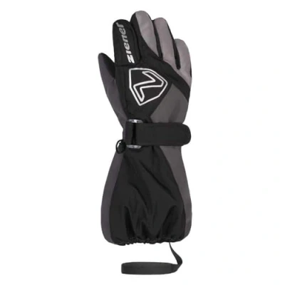 Abbildung von Ziener Unisex Baby Lauro Ski Handschuhe/Winter wasserdicht Lange Stulpe reflektierend, black.magnet, 116
