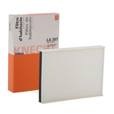 Abbildung von MAHLE ORIGINAL LA 387 Innenraumfilter Partikelfilter 270,0 193 30,0 VOLVO: S60 II, XC60 I, V60 LAND ROVER: Range Rover Evoque