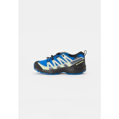 Abbildung von Salomon XA PRO V8 Waterproof Unisex Hikingschuh für Kinder, Größe: 30, Nautical blue/black/sharp green Textil/synthetik