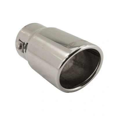 Abbildung von Simoni Racing TRX/02 Auspuffblende 77, 72mm gerade, oval Edelstahl 140mm