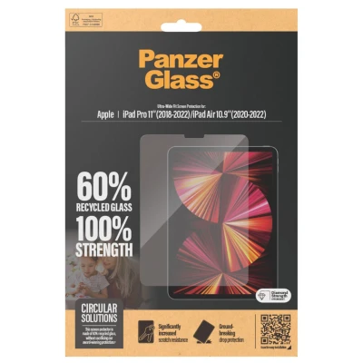 Abbildung von Apple iPad Air 5 (2022) Panzerglas PanzerGlass Ultra Wide Fit Screenprotector tablet Screen Protector für das Pro 11 (2018
