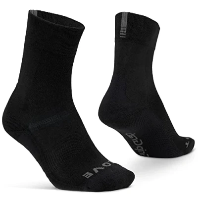 Abbildung von GripGrab Thermo SL Lange Hohe Gepolsterte Winter Fahrradsocken Atmungsaktive Warme Dicke Performance Radsport Strümpfe