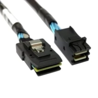 Abbildung von chenyang CY Interne Mini SAS SFF 8087 zu High Density HD 8643 Daten Server Festplatte Raid Kabel 50cm