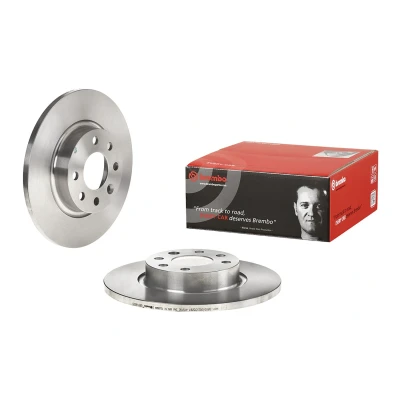 Abbildung von BREMBO 08.5186.20 Bremsscheibe 260 12 4 voll VOLVO: 480 E