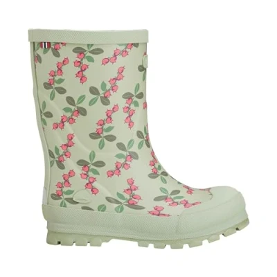 Abbildung von Viking Jolly Print Gummistiefel, Minzgrün/Rosa, 34, Kindergummistiefel Bester im Test