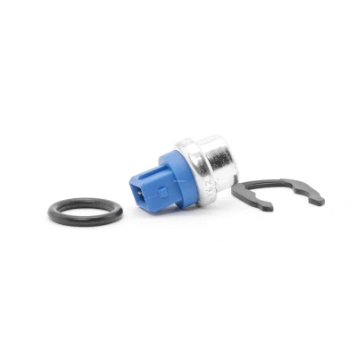 Abbildung von FEBI BILSTEIN 34762 Kühlmitteltemperatursensor Blau mit Haltefeder, Dichtung AUDI: A6 C4 Avant, A4 B5 90 B3, VOLKSWAGEN: GOLF 1 Cabriolet