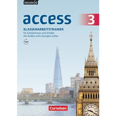 Abbildung von English G Access Allgemeine Ausgabe / Baden Württemberg Band 3: 7. Schuljahr Klassenarbeitstrainer mit Audio Materialien, Lösungen und Lerntipps ... 2016, Schuljahr)