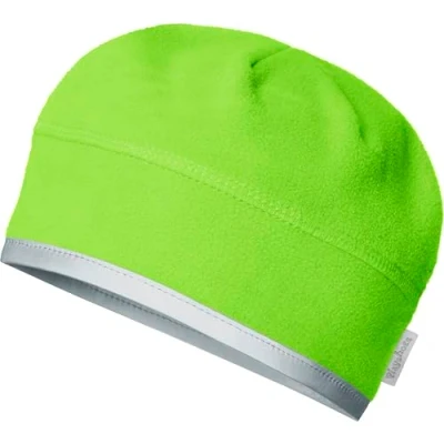 Abbildung von Playshoes Unisex Kinder Fleece Mütze Wintermütze, grün Helmgeeignet, 53cm