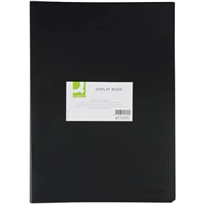 Abbildung von Q Connect KF15390 Sichtbuch A3, 20 Hüllen, schwarz