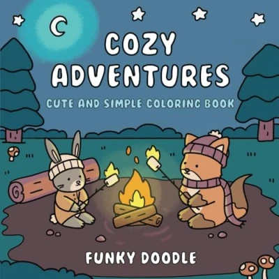 Abbildung von Cozy Adventures: and Cute Coloring Book for Teens Adults