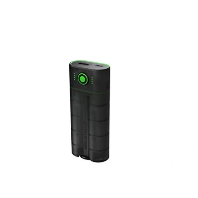Abbildung von Ledlenser Powerbank Flex7 mit 6 Funktionen Entnehmbarer Akkusatz Typ 18650 3,6 V zum Aufladen mobiler Geräte Kurze Ladezeit Robustes Gehäuse inkl. 2 Akkus und USB Kabel