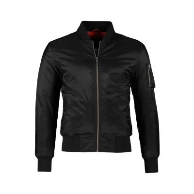 Abbildung von Urban Classics Basic Bomberjacke, Herren, Größe: Large, Black