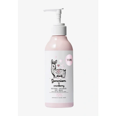 Abbildung von Yope Natural Intimate WASH Duschgel, Größe: 300 ml, Geranium &amp; cranberry