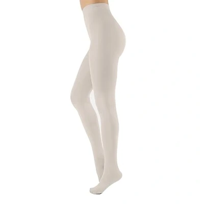 Abbildung von CALZITALY Blickdichte Weiche Strumpfhosen aus Mikrofaser Bunte Strumpfhose Damen S, M, L, XL, XXL, 3XL 4XL 80 DEN Made in Italy (XL, Cremefarben)