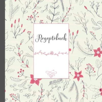 Abbildung von leeres Kochbuch zum selbst gestalten: Rezeptbuch selber schreiben, Kochbuch, gestalten