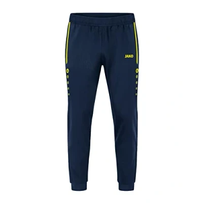 Abbildung von JAKO Unisex Kinder Allround Polyesterhose, Marine/Neongelb, 152 EU