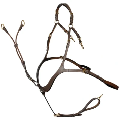 Abbildung von Harry&#039;s Horse Vorderzeug Deluxe Braun Warmblut