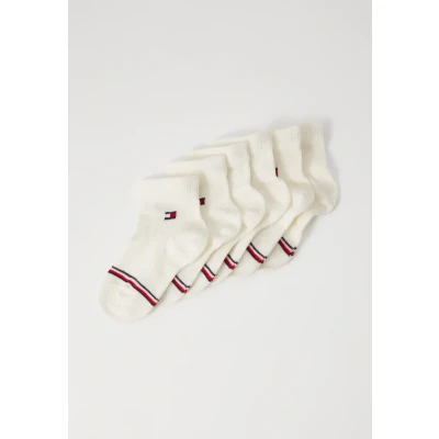 Abbildung von Tommy Hilfiger Unisex 6 PACK Socken für Kinder, Größe: 19 22, White