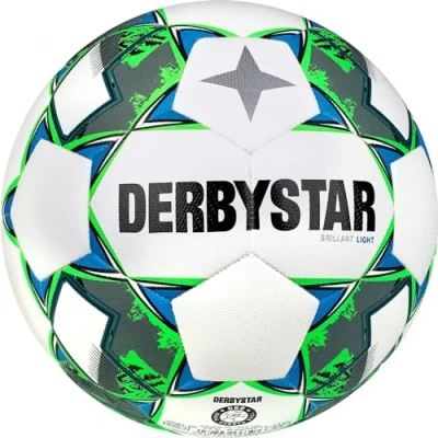 Abbildung von Derbystar Fußball Brillant Light 23&quot;, 4, Weiss/Grün/Blau