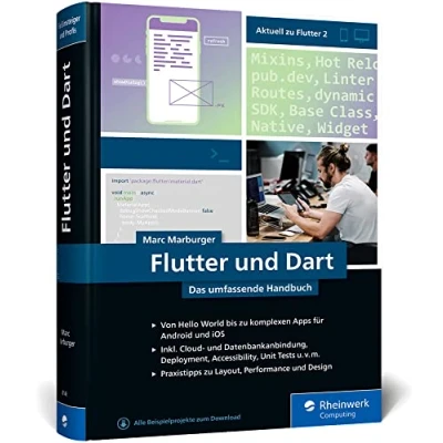 Abbildung von Flutter und Dart: Das umfassende Handbuch für die professionelle App Entwicklung