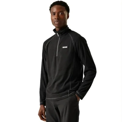 Abbildung von Regatta Herren Montes Half Zip Micro Fleece XL Schwarz
