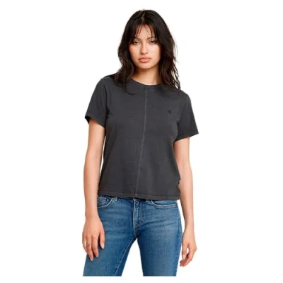 Abbildung von G STAR Overdyed Front SEAM Tshirt basic, Damen, Größe: XXS, Dk black gd