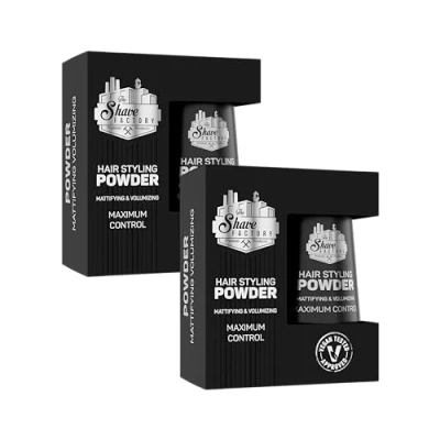 Abbildung von The Shave Factory Haarstyling Puder mattierend und voluminös für unvergleichliche Textur, Volumen mattes Finish perfekt jeden Look Haartyp (20 g (2er Pack), Classic)