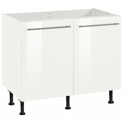 Abbildung von OPTIFIT Spülenschrank »Bern«, 100 cm breit, mit 2 Türen, höhenverstellbare Füße, Metallgriffen