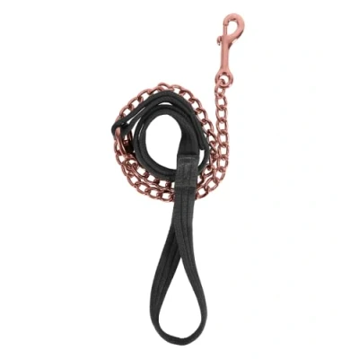 Abbildung von Waldhausen Weiche Führungskette, Hengstkette One Size Schwarz / Rosa