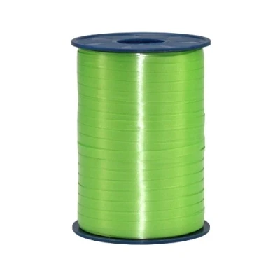 Abbildung von C.E. PATTBERG Geschenkband apfelgrün, 500 Meter Ringelband 5 mm zum Basteln, Dekorieren &amp; Verpacken von Geschenken zu jedem Anlass